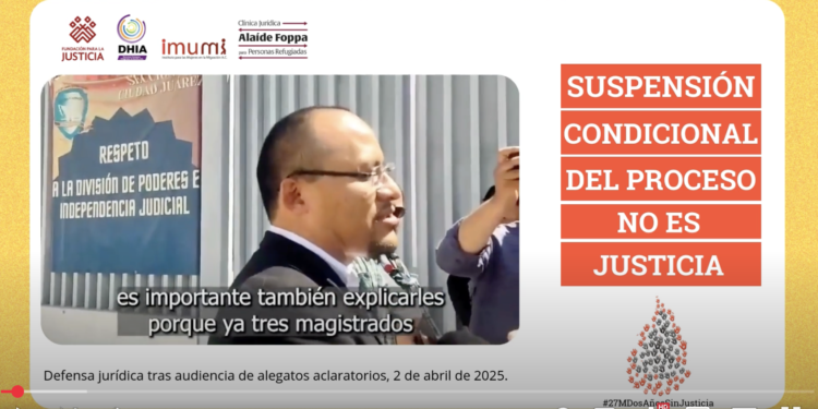 Comentarios al término de la audiencia de revisión de apelación caso Juárez